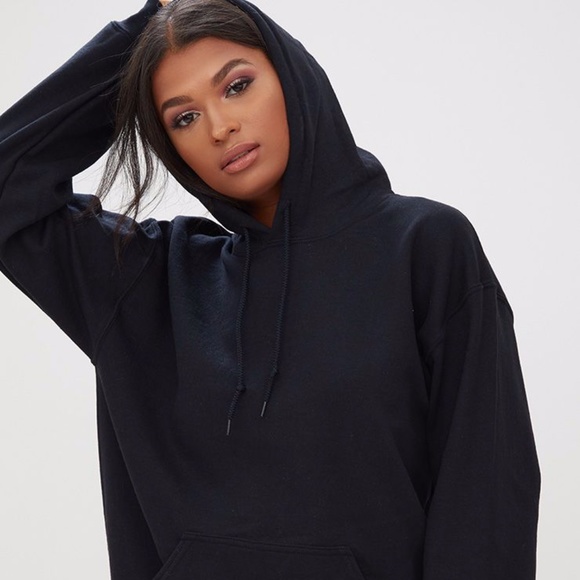 Hanes Tops - Solid Black Hoodie